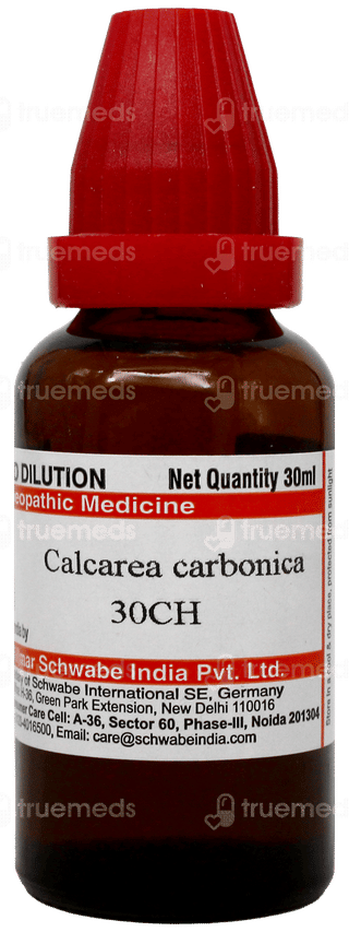 Dr Willmar Schwabe Calcarea Carbonica 30ch Dilution 30ml